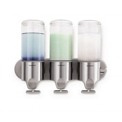 simplehuman BT1029 Distributeur de savon 0,444 L Acier inoxydable, Transparent