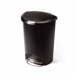 simplehuman CW1355, 50 L, Coin, Plastique, Noir, Pédale, Plastique