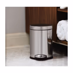 simplehuman CW1851CB poubelle 4,5 L Rond Acier inoxydable
