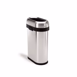 simplehuman CW1467, 50 L, Rond, Acier inoxydable, Acier inoxydable, Manuel, 272 mm