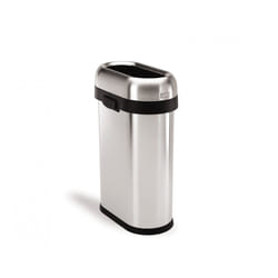 simplehuman CW1467 poubelle 50 L Rond Acier inoxydable