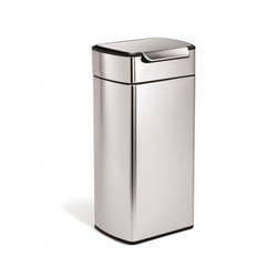 simplehuman CW2015 poubelle 30 L Rectangulaire Acier inoxydable