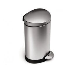 simplehuman CW1834CB poubelle 6 L Carré Acier inoxydable