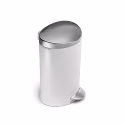 simplehuman CW1835CB 6 L Autres Acier inoxydable Acier inoxydable, Blanc