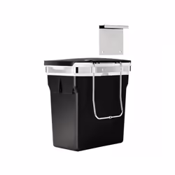 simplehuman CW1643 poubelle 10 L Rectangulaire Acier Noir