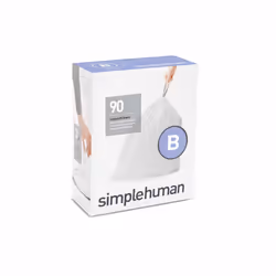 simplehuman CW0251, 6 L, Blanc, Plastique, 398 mm, 320 mm, 90 pièce(s)