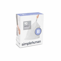 simplehuman CW0251 sac poubelle 6 L Blanc 90 pièce(s)