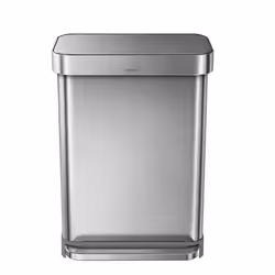 simplehuman CW2023, 55 L, Rectangulaire, Acier inoxydable, Acier inoxydable, Pédale, Acier inoxydable