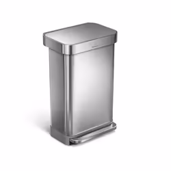 simplehuman CW2024, 45 L, Rectangulaire, Acier inoxydable, Acier inoxydable, Pédale, 915 mm