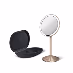 simplehuman ST3010 miroir de maquillage Autonome Rond Or rose