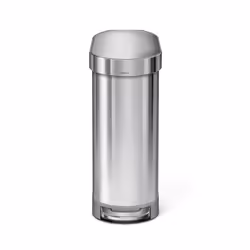 simplehuman CW2044 poubelle 45 L Autres Acier inoxydable Argent, Acier inoxydable