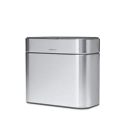simplehuman CW1645 poubelle 4 L Rectangulaire Acier inoxydable