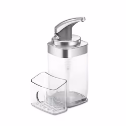 simplehuman KT1189 Distributeur de savon 0,65 L Nickel, Transparent