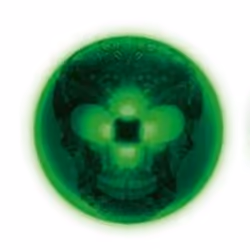 Waboba 303C01_A, LED, Vert, Batterie