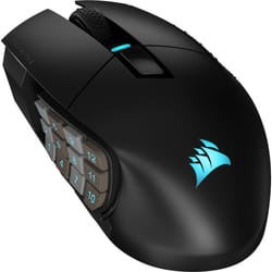 Corsair SCIMITAR ELITE WIRELESS souris Droitier RF Wireless + Bluetooth + USB Type-C Optique 26000 DPI