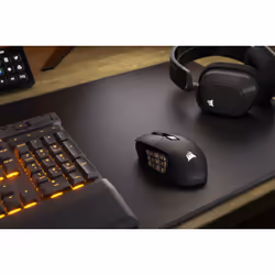 Corsair SCIMITAR ELITE WIRELESS souris Droitier RF Wireless + Bluetooth + USB Type-C Optique 26000 DPI