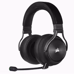 Corsair VIRTUOSO RGB Wireless XT, Avec fil &amp;sans fil, 20 - 40000 Hz, 382 g, Casque, Noir