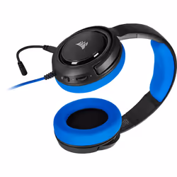 Corsair HS35 Noir, Bleu