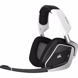 Corsair VOID RGB ELITE Wireless, Sans fil, Jouer, 20 - 30000 Hz, 390 g, Casque, Noir, Blanc