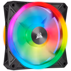 Corsair CO-9050099-WW système de refroidissement d'ordinateur Boitier PC Ventilateur 14 cm Noir, Gris - Vue supplémentaire 4