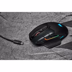 Corsair DARK CORE RGB PRO souris Droitier RF Wireless + Bluetooth + USB Type-A Optique 18000 DPI - Vue supplémentaire 18