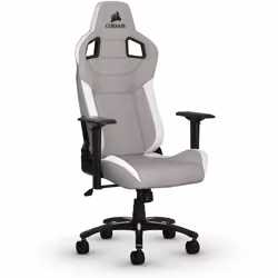 Corsair T3 RUSH Siège de jeu sur PC Siège rembourré Gris, Blanc