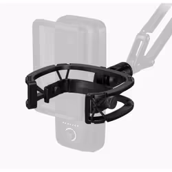 Elgato Wave Shock Mount, Support antichoc de microphone, Noir, Caoutchouc, Acier, 115 mm, 32 mm, 135 mm