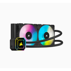 Corsair ICue H100i Elite Processeur Refroidisseur de liquide tout-en-un 12 cm Noir