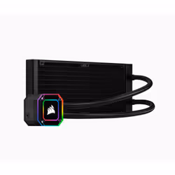 Corsair ICue H100i Elite Processeur Refroidisseur de liquide tout-en-un 12 cm Noir