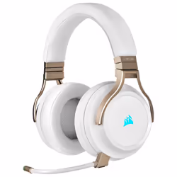 Corsair VIRTUOSO RGB, Avec fil &sans fil, Jouer, 20 - 40000 Hz, 372 g, Casque, Perle