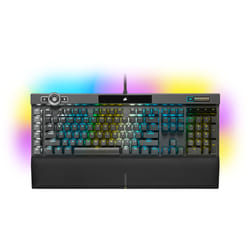Corsair K100 RGB Optical-Mechanical Gaming clavier USB QWERTZ Allemand Noir