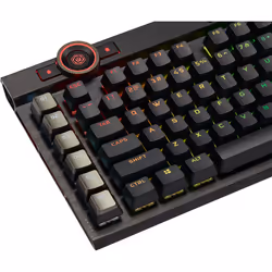 Corsair K100 RGB Optical-Mechanical Gaming clavier USB QWERTZ Allemand Noir - Vue supplémentaire 13