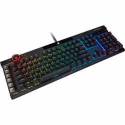 Corsair K100 RGB Optical-Mechanical Gaming clavier USB QWERTZ Allemand Noir - Vue supplémentaire 16