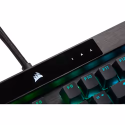 Corsair K100 RGB Optical-Mechanical Gaming clavier USB QWERTZ Allemand Noir - Vue supplémentaire 19