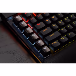 Corsair K100 RGB Optical-Mechanical Gaming clavier USB QWERTZ Allemand Noir - Vue supplémentaire 22