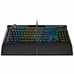 Corsair K100 RGB Optical-Mechanical Gaming clavier USB QWERTZ Allemand Noir