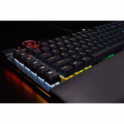 Corsair K100 RGB Optical-Mechanical Gaming clavier USB QWERTZ Allemand Noir - Vue supplémentaire 31