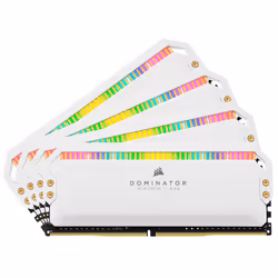 Corsair Dominator CMT32GX4M4Z3200C16W, 32 Go, 4 x 8 Go, DDR4, 3200 MHz