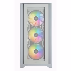 Corsair iCUE 4000X RGB Midi Tower Blanc - Vue supplémentaire 11