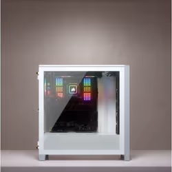 Corsair iCUE 4000X RGB Midi Tower Blanc - Vue supplémentaire 6
