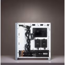 Corsair iCUE 4000X RGB Midi Tower Blanc - Vue supplémentaire 9