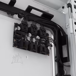 Corsair iCUE 5000X RGB Midi Tower Blanc - Vue supplémentaire 15