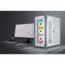 Corsair iCUE 5000X RGB Midi Tower Blanc - Vue supplémentaire 17
