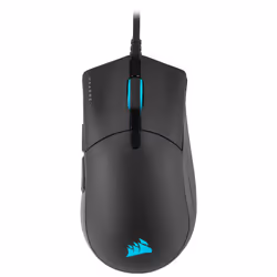 Corsair SABRE RGB PRO, Droitier, Optique, USB Type-A, 18000 DPI, 1 ms, Noir