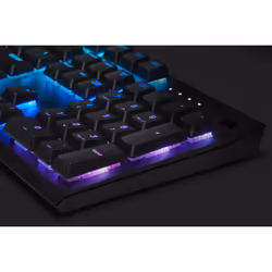 Corsair K60 RGB PRO Low Profile clavier USB QWERTZ Allemand Noir