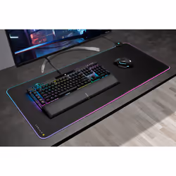 Corsair MM700 RGB Tapis de souris de jeu Noir