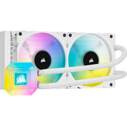 Corsair iCUE H100i ELITE CAPELLIX Processeur Refroidisseur de liquide tout-en-un 12 cm Blanc