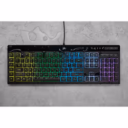 Corsair K55 RGB PRO clavier USB AZERTY Français Noir - Vue supplémentaire 9