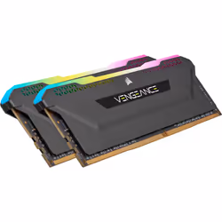 Corsair Vengeance RGB Pro CMH32GX4M2E3200C16, 32 Go, 2 x 16 Go, DDR4, 3200 MHz, 288-pin DIMM, Noir