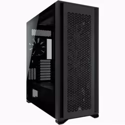 Corsair 7000D Airflow, Full Tower, PC, Noir, ATX, EATX, micro ATX, Mini-ITX, Plastique, Acier, Verre trempé, Jouer